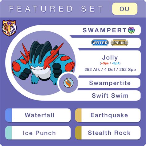 smogon swampert|melhor nature swampert.